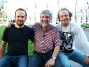 I registi Cordio e Pagnoncelli con Jorge Coulon